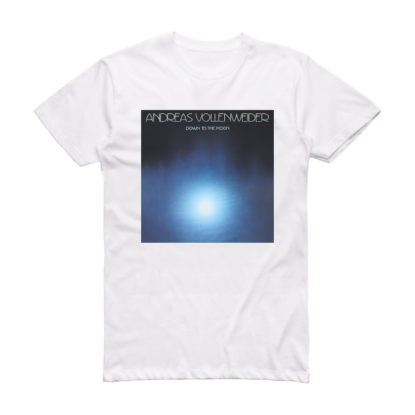 Andreas Vollenweider Down To The Moon 1 Album Cover T-Shirt White