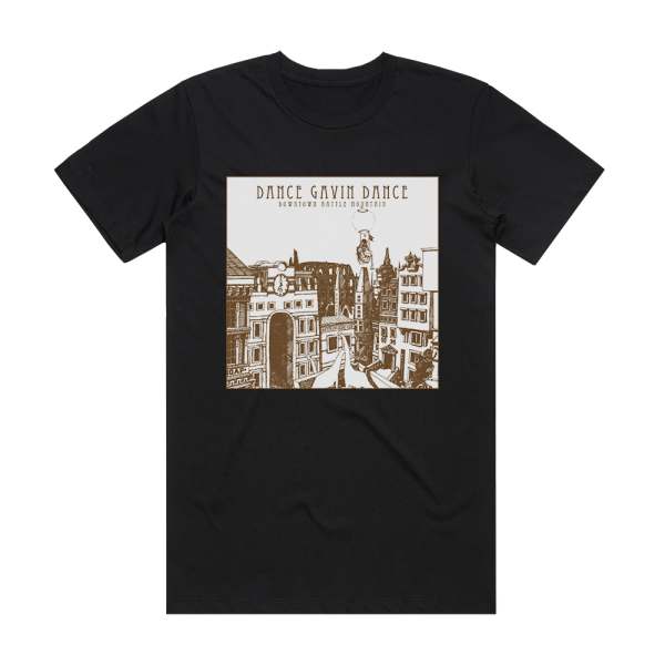 Dance Gavin Dance Downtown Battle Mountain Album Cover T-Shirt Black