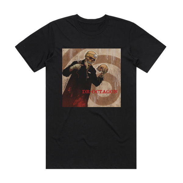 Dr Octagon Dr Octagonecologyst Album Cover T-Shirt Black