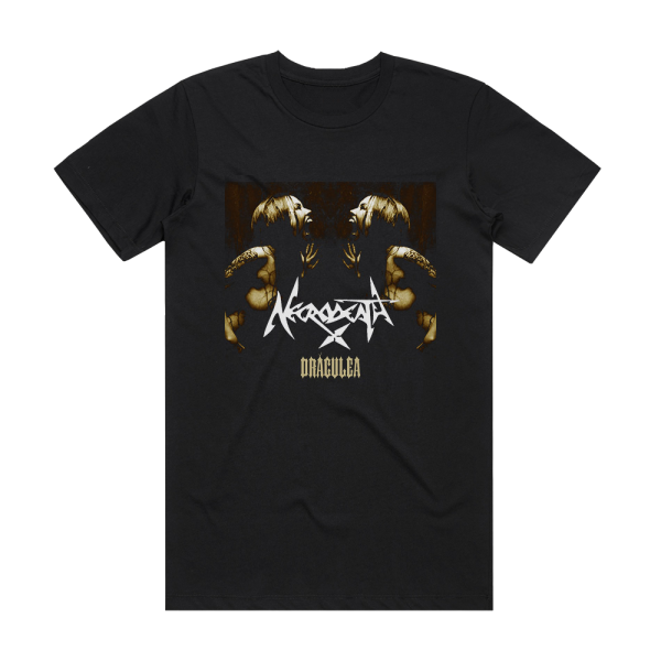 Necrodeath Draculea Album Cover T-Shirt Black