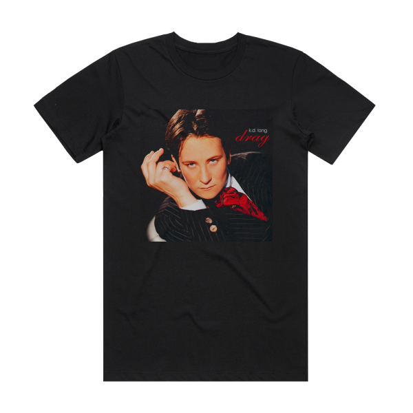 KD Lang Drag Album Cover T-Shirt Black