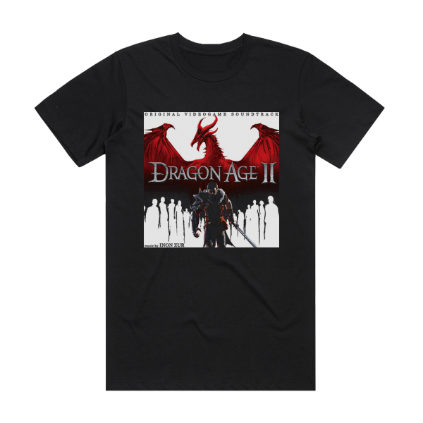 Inon Zur Dragon Age Ii Album Cover T-Shirt Black