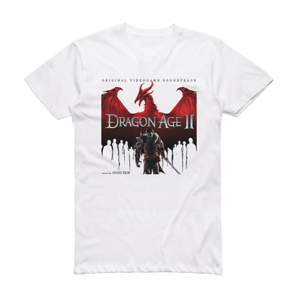 Inon Zur Dragon Age Ii Album Cover T-Shirt White