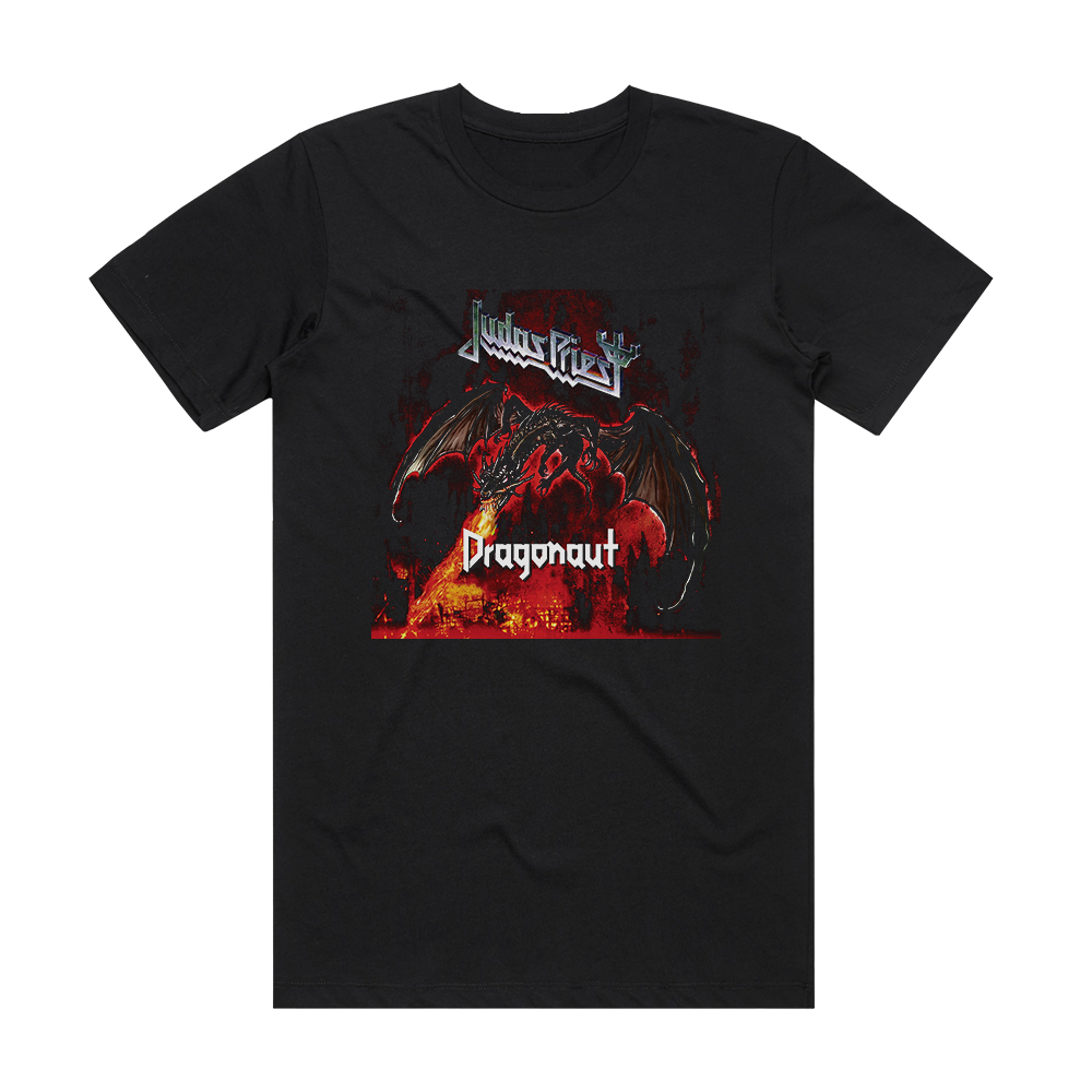 Judas Priest Dragonaut Album Cover T-Shirt Black – ALBUM COVER T-SHIRTS