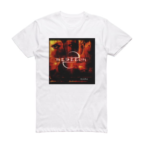 Beseech Drama Album Cover T-Shirt White