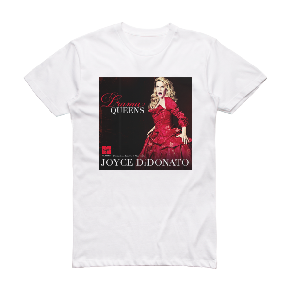 Joyce DiDonato Drama Queens Album Cover T-Shirt White