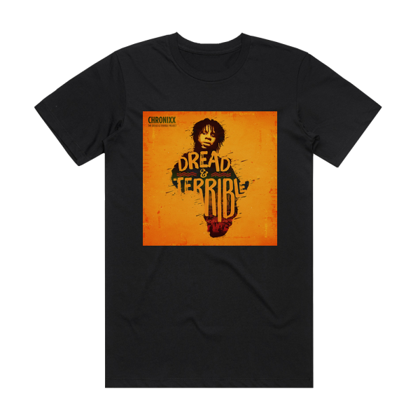 Chronixx Dread Terrible Album Cover T-Shirt Black