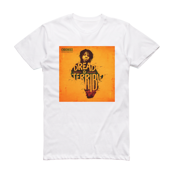 Chronixx Dread Terrible Album Cover T-Shirt White