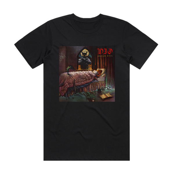 Dio Dream Evil 1 Album Cover T-Shirt Black