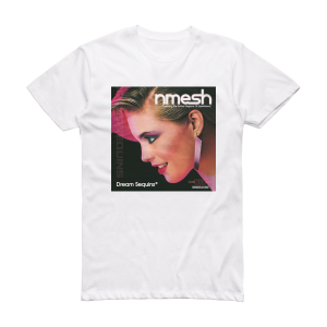 Nmesh Dream Sequins Album Cover T-Shirt White