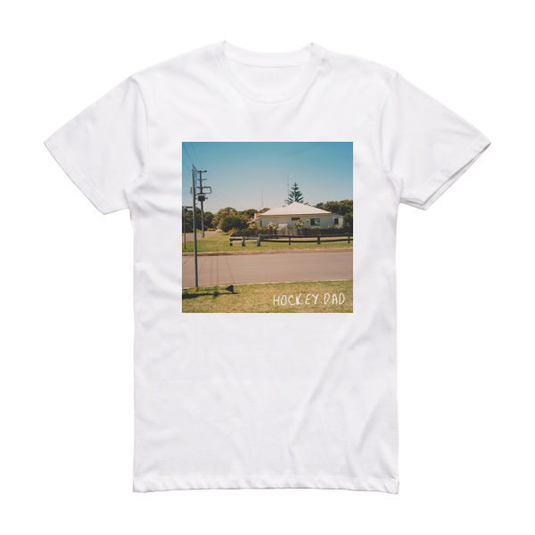 Hockey Dad Dreamin Album Cover T-Shirt White