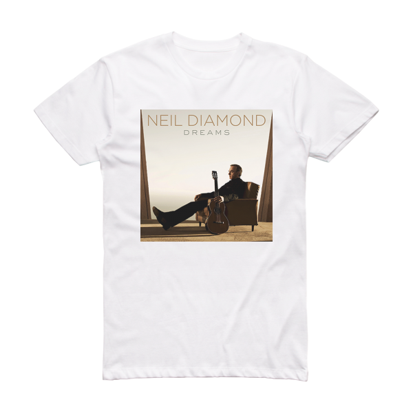 Neil Diamond Dreams Album Cover T-Shirt White