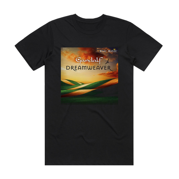 Gandalf Dreamweaver Album Cover T-Shirt Black