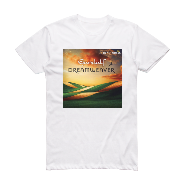 Gandalf Dreamweaver Album Cover T-Shirt White