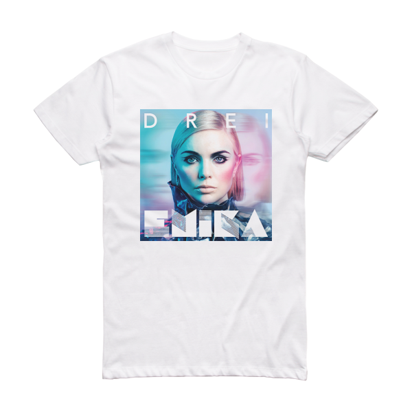 Emika Drei Album Cover T-Shirt White