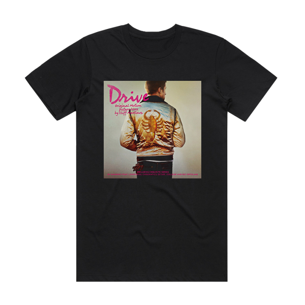 Cliff Martinez Drive Album Cover T-Shirt Black