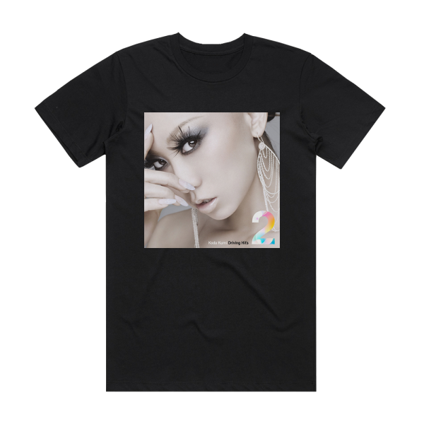 Kumi Koda Driving Hits 2 Album Cover T-Shirt Black