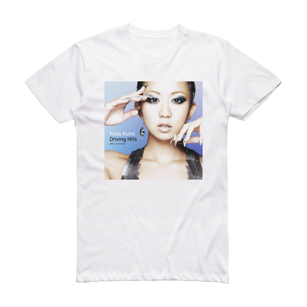 Kumi Koda Driving Hits Album Cover T-Shirt White