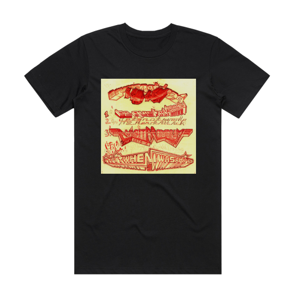 Liars Drums Not Dead Album Cover T-Shirt Black