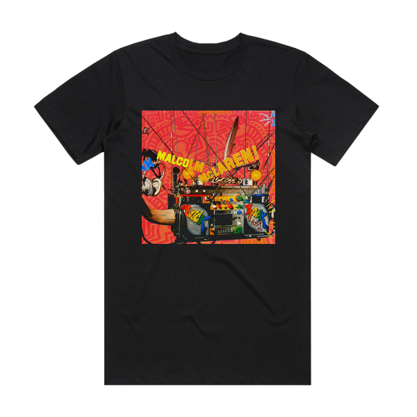 Malcolm McLaren Duck Rock Album Cover T-Shirt Black