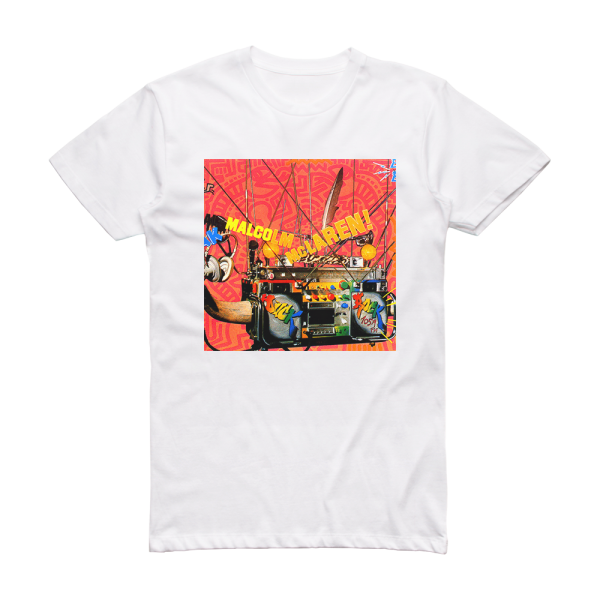 Malcolm McLaren Duck Rock Album Cover T-Shirt White