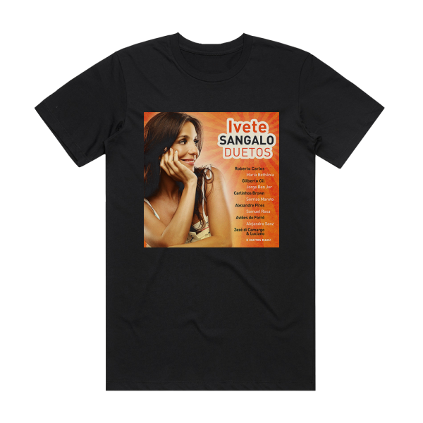 Ivete Sangalo Duetos Album Cover T-Shirt Black