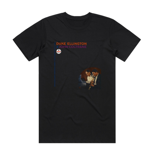Duke Ellington Duke Ellington John Coltrane 2 Album Cover T-Shirt Black
