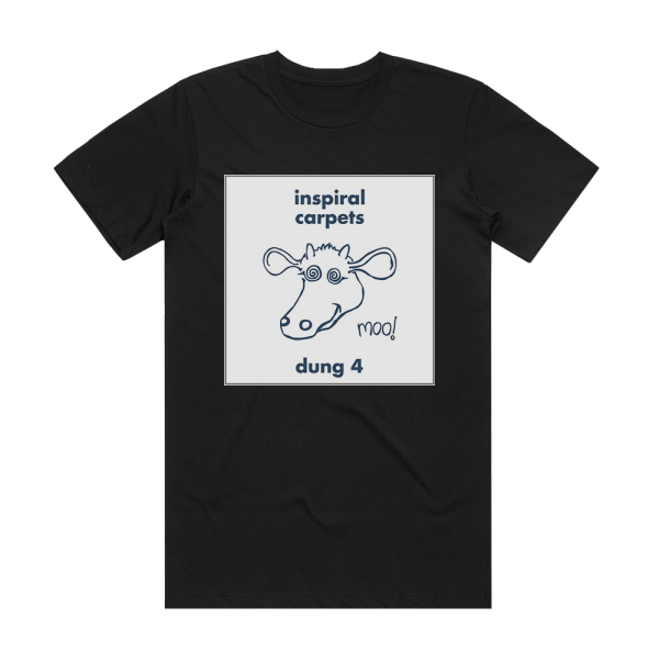 Inspiral Carpets Dung 4 Album Cover T-Shirt Black