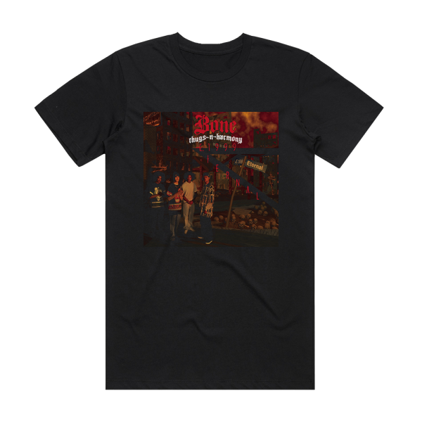 Bone Thugs-n-Harmony E 1999 Eternal 1 Album Cover T-Shirt Black