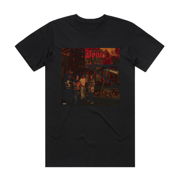 Bone Thugs-n-Harmony E 1999 Eternal 2 Album Cover T-Shirt Black