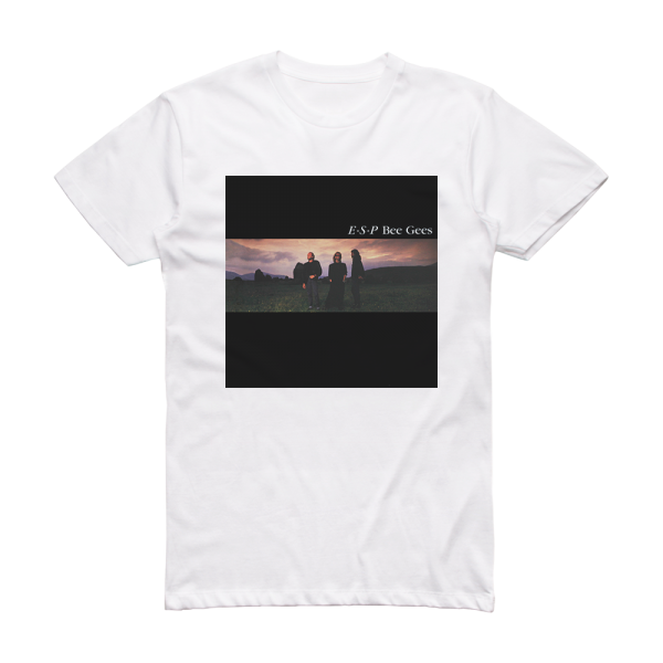 Bee Gees E S P Album Cover T-Shirt White