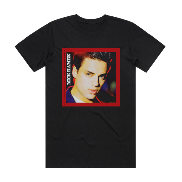 Nick Kamen Each Time You Break My Heart Album Cover T-Shirt Black