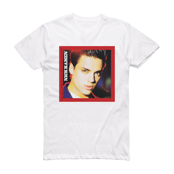 Nick Kamen Each Time You Break My Heart Album Cover T-Shirt White