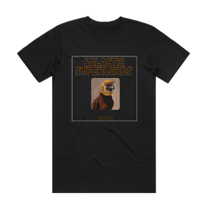 Galactic Superlords Eagle Album Cover T-Shirt Black