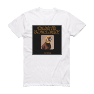 Galactic Superlords Eagle Album Cover T-Shirt White