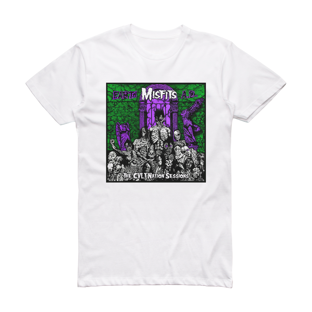 Misfits Earth Ad Album Cover T-Shirt White – ALBUM COVER T-SHIRTS