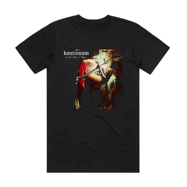 Kontinuum Earth Blood Magic Album Cover T-Shirt Black