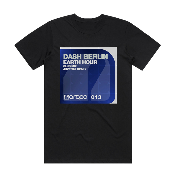 Dash Berlin Earth Hour Album Cover T-Shirt Black