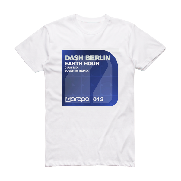 Dash Berlin Earth Hour Album Cover T-Shirt White