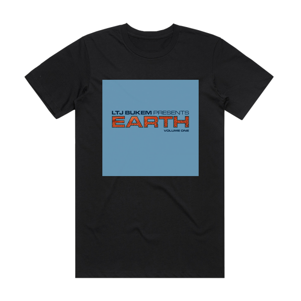 LTJ Bukem Earth Volume One Album Cover T-Shirt Black