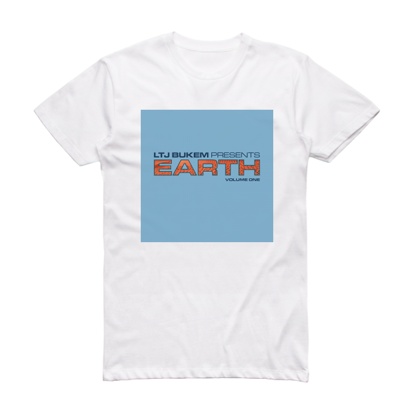 LTJ Bukem Earth Volume One Album Cover T-Shirt White