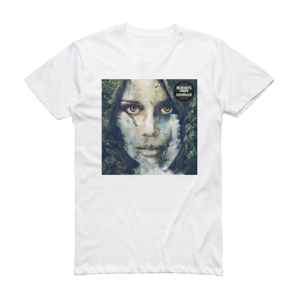 In Hearts Wake Earthwalker Album Cover T-Shirt White