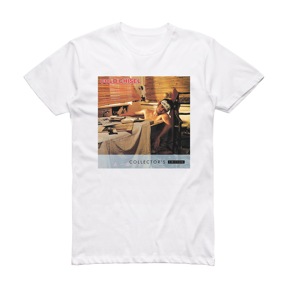 Cold Chisel East 3 Album Cover T-Shirt White – ALBUM COVER T-SHIRTS