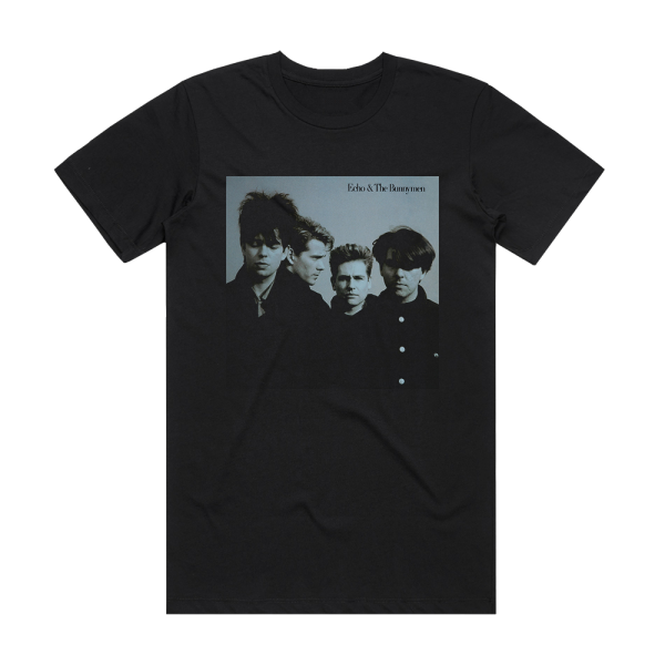 Echo & The Bunnymen Echo The Bunnymen Album Cover T-Shirt Black