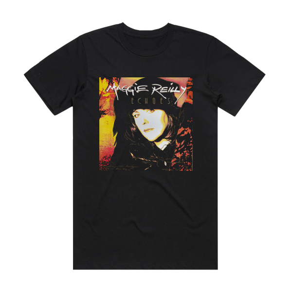 Maggie Reilly Echoes Album Cover T-Shirt Black