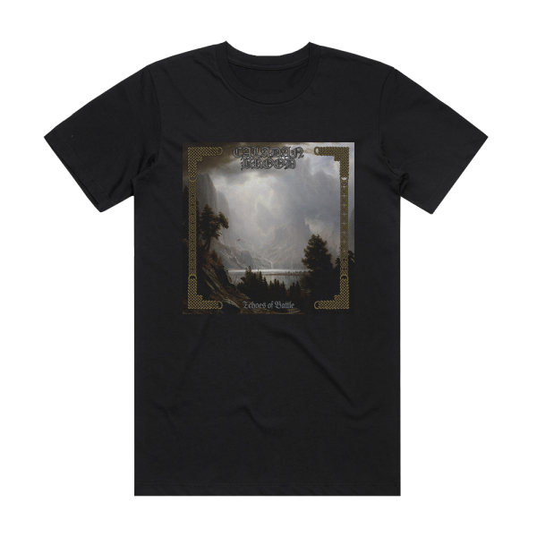 Caladan Brood Echoes Of Battle Album Cover T-Shirt Black