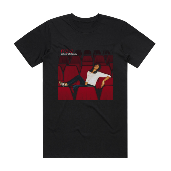 Malia Echoes Of Dreams Album Cover T-Shirt Black