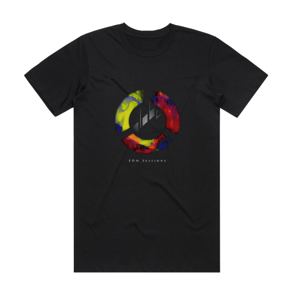 globe Edm Sessions Album Cover T-Shirt Black