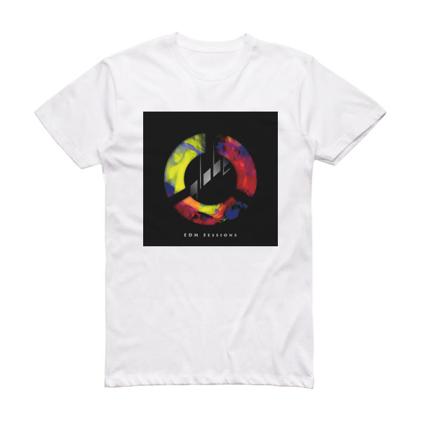 globe Edm Sessions Album Cover T-Shirt White