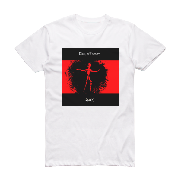Diary of Dreams Egox Album Cover TShirt White ALBUM COVER TSHIRTS